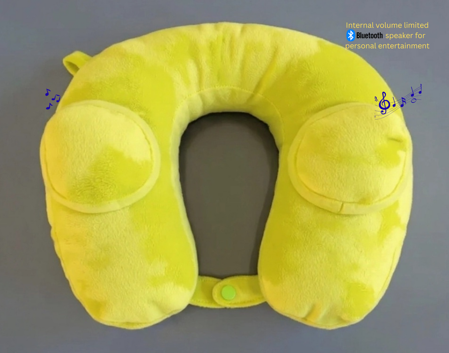 Bluetooth Travel Neck Pillow for Kids
