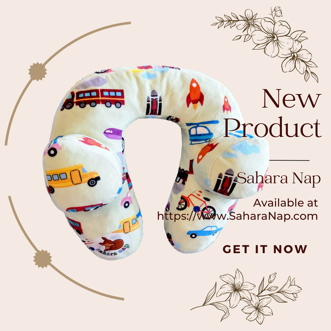 Sahara Nap Travel Neck Pillow for children